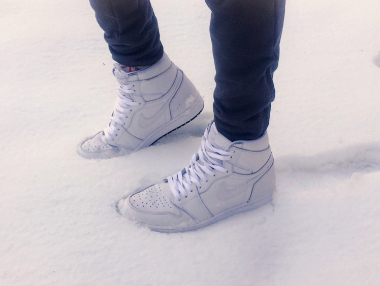 Air Jordan 1 High Perforated White