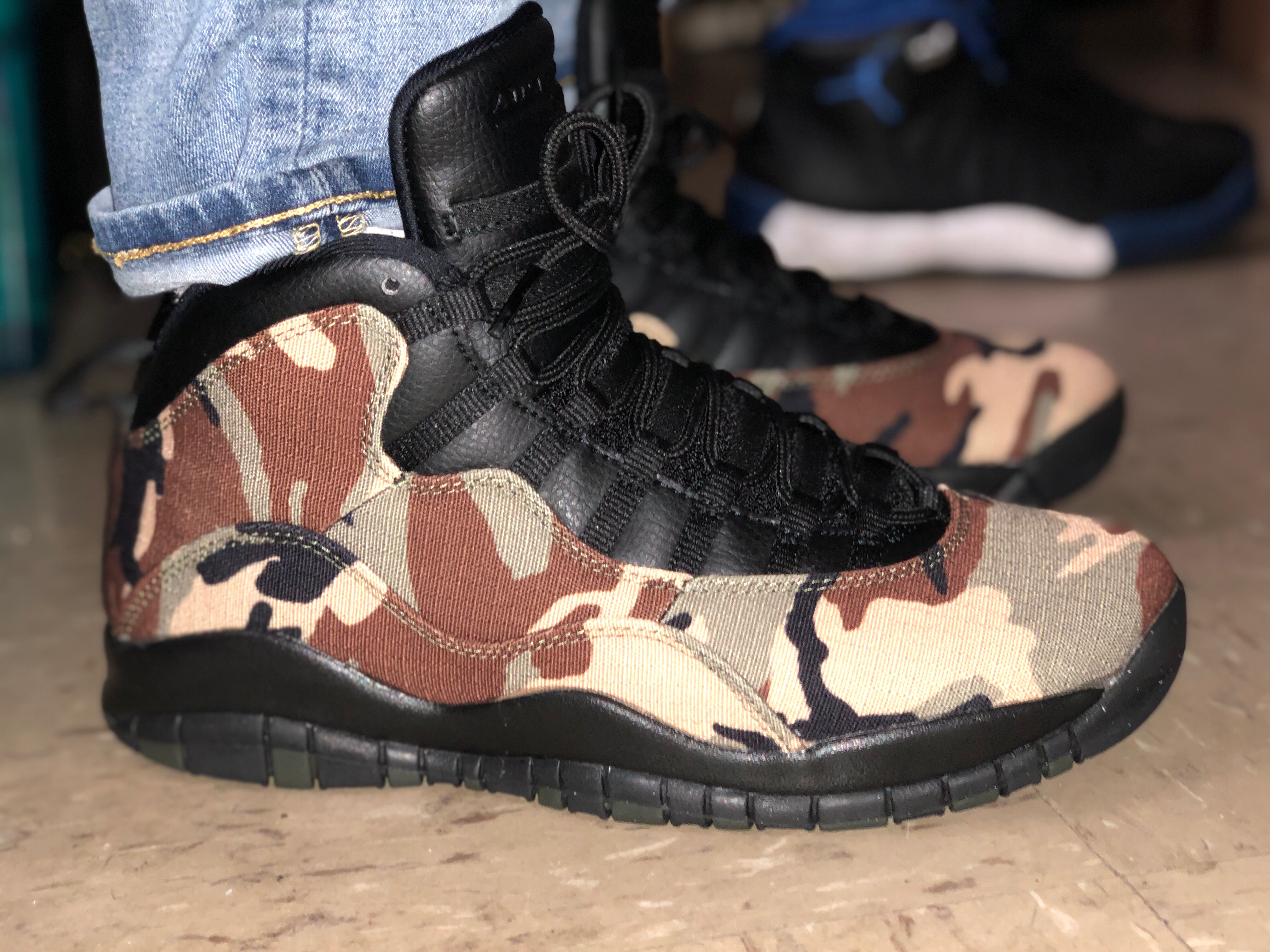 Air Jordan 10 Woodland Camo