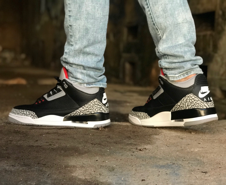 Air Jordan 3 Retro OG Black Cement 2018