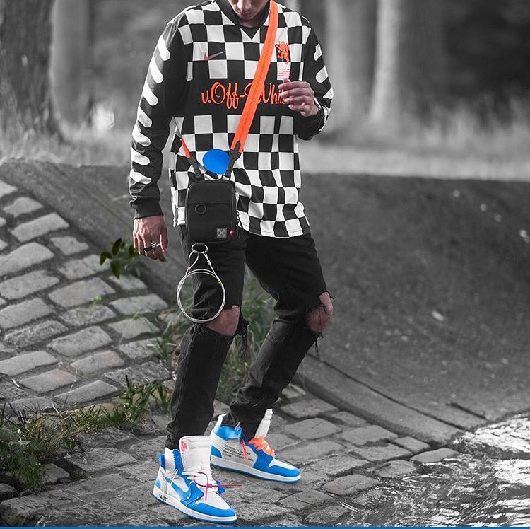 OFF-WHITE x Air Jordan 1 Powder Blue