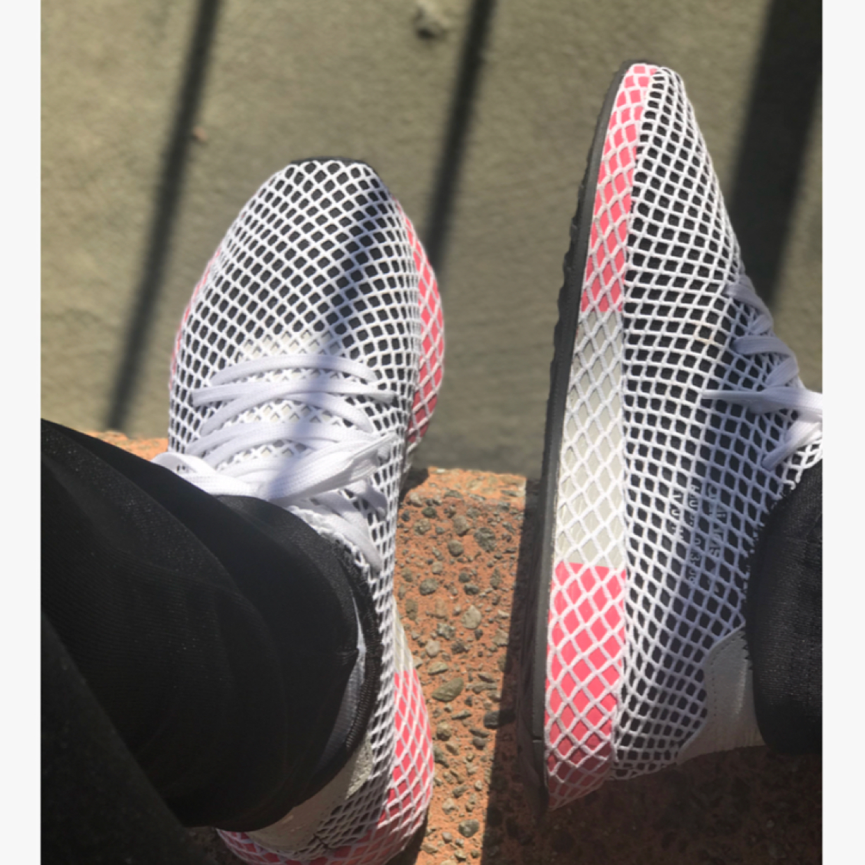 adidas WMNS Deerupt Black Chalk Pink