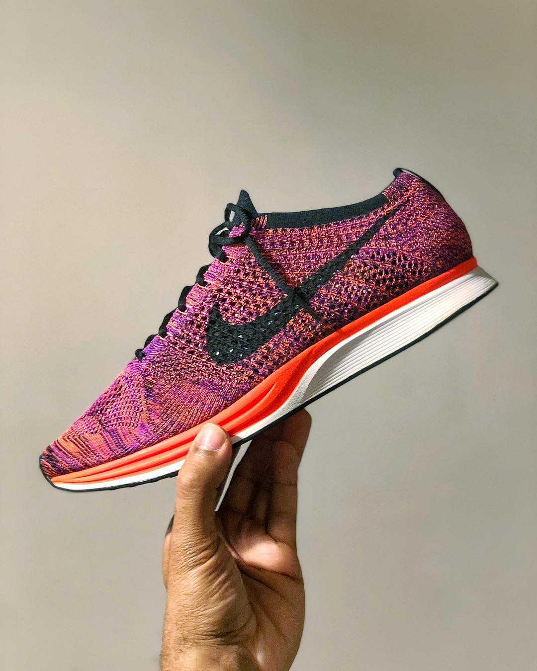 Nike Flyknit Racer - Acai Berry