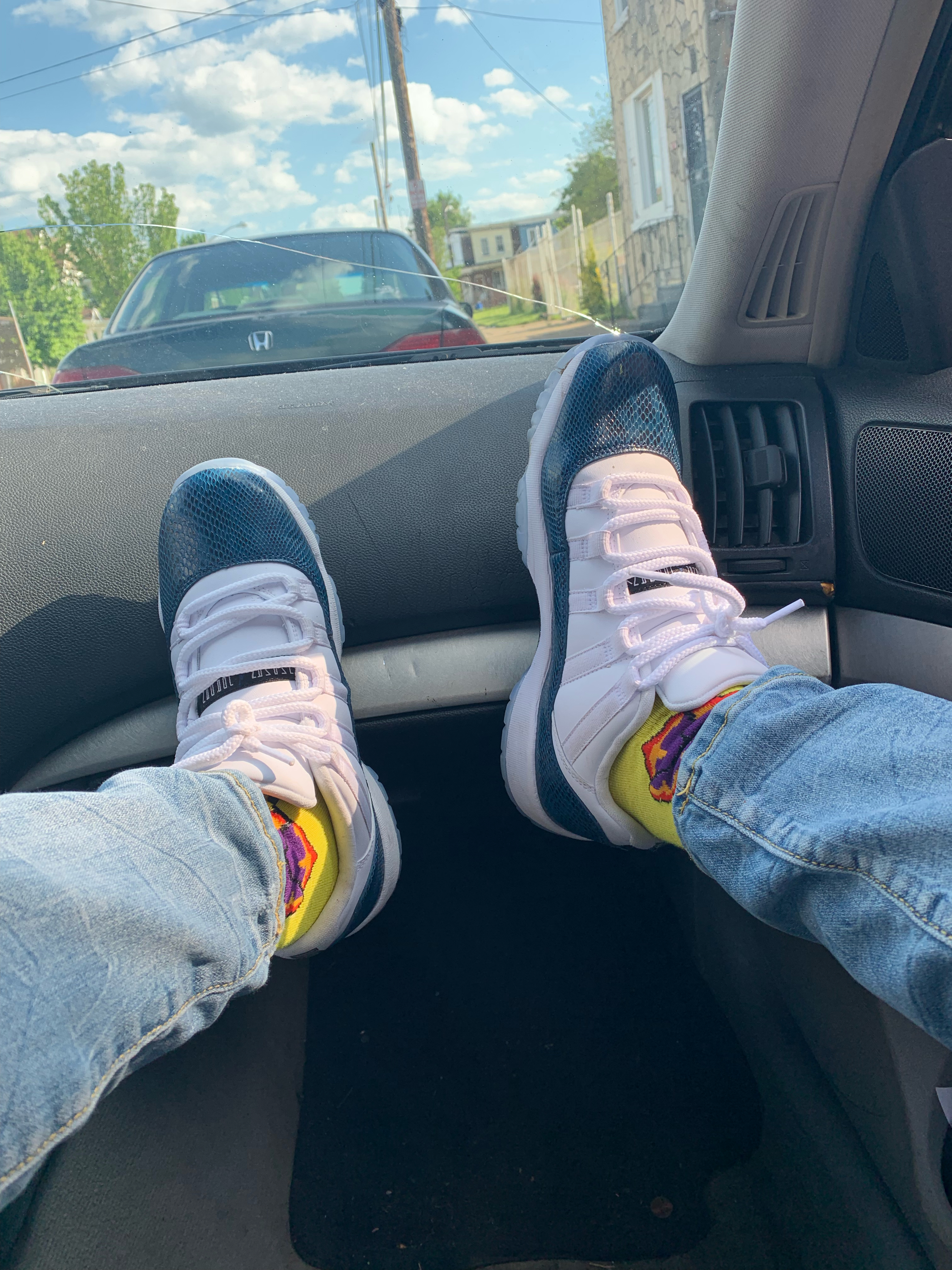 Air Jordan 11 Low Blue Snakeskin