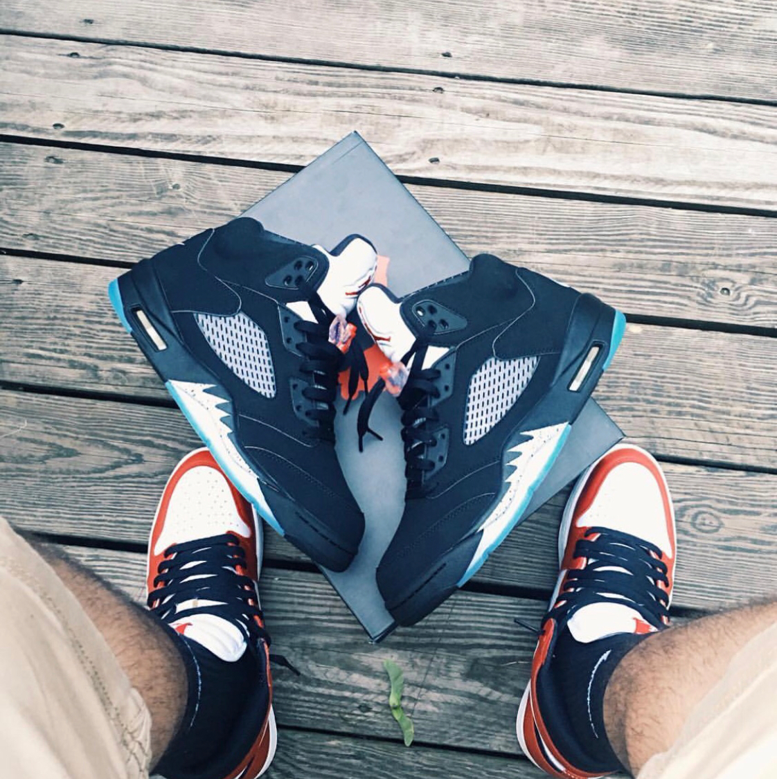 Air Jordan 5 OG 90 - Black / Metallic Silver